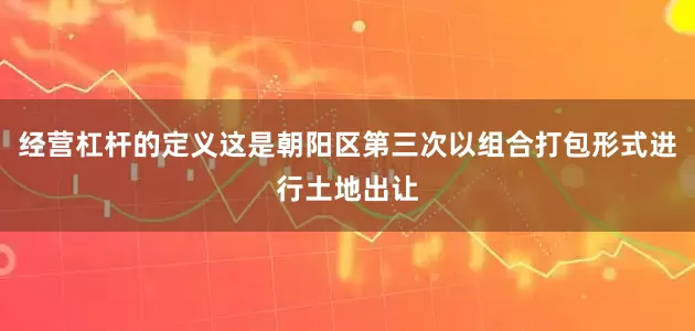经营杠杆的定义这是朝阳区第三次以组合打包形式进行土地出让